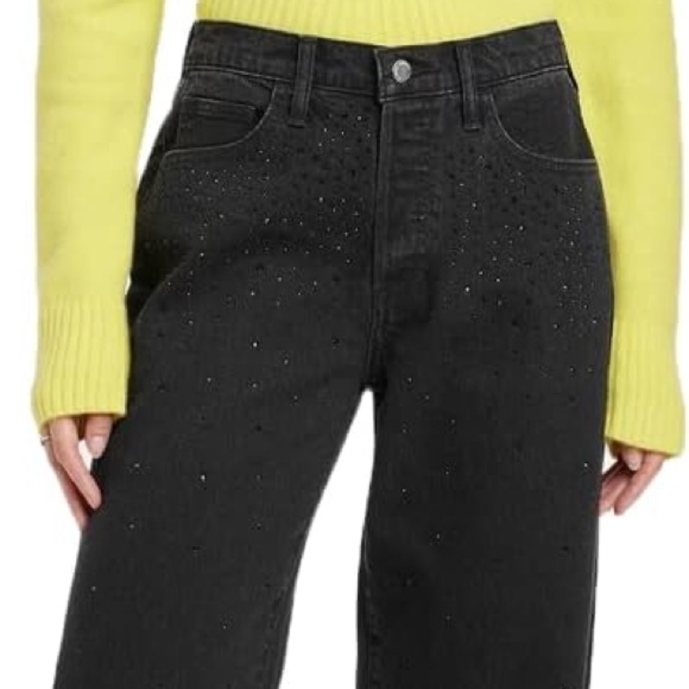 Studded Rhinestone Jeans - Picture 2 of 9